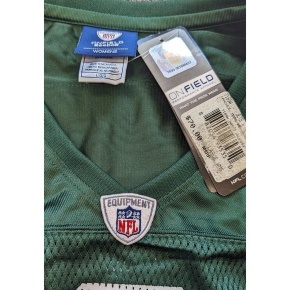 NEW YORK JETS REEBOK #6 MARK SANCHEZ ON FIELD JERSEY NWT SZ L WOMEN'S - Picture 7 of 8